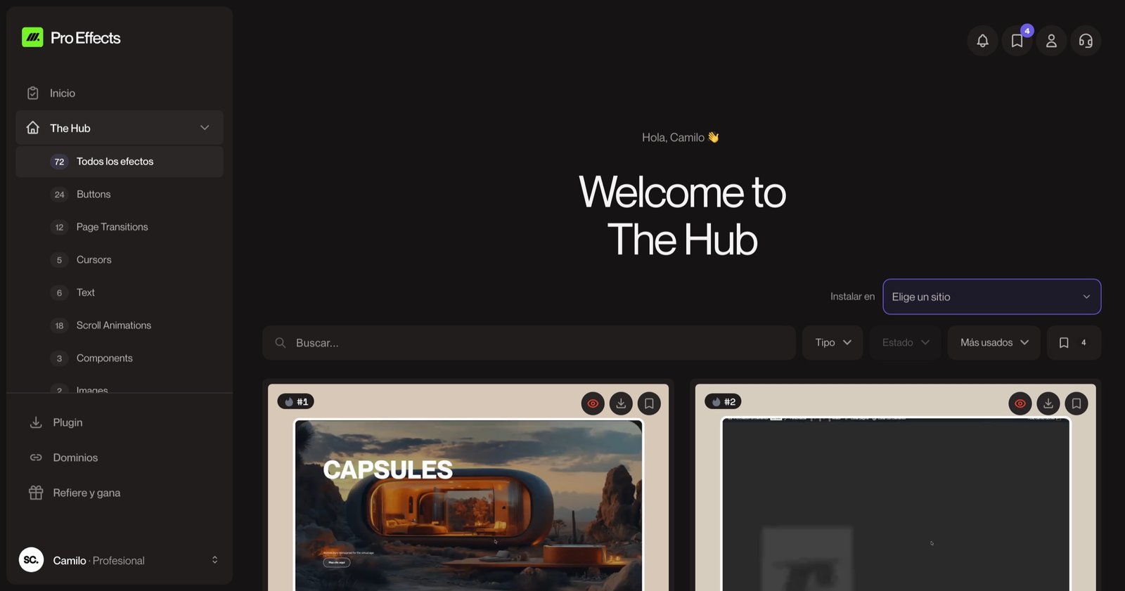 Pro Effects Hub